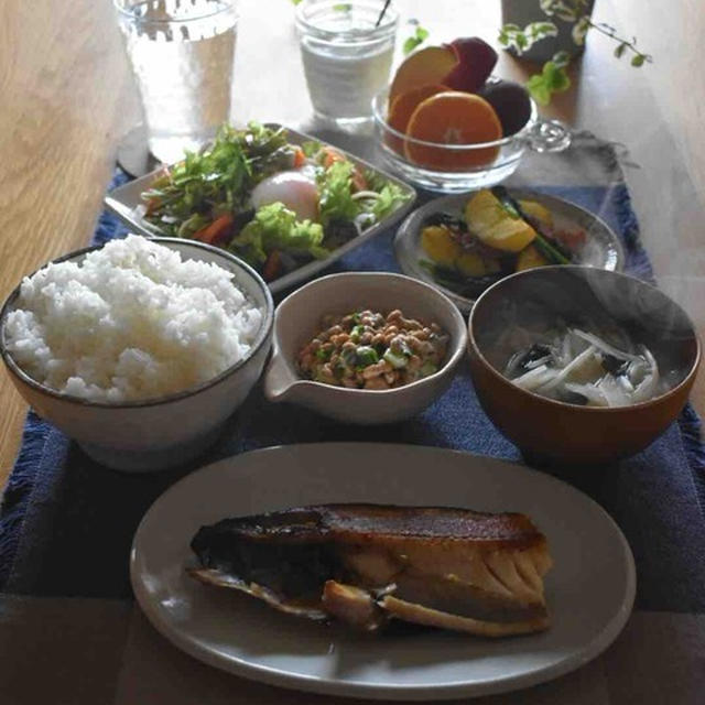 朝ごはん。