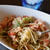 叩き海老と長ねぎのパスタ