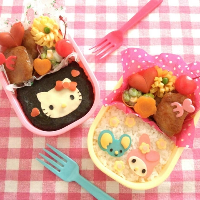 【5days アートチャレンジ】2日目！サンリオのキャラ弁♡