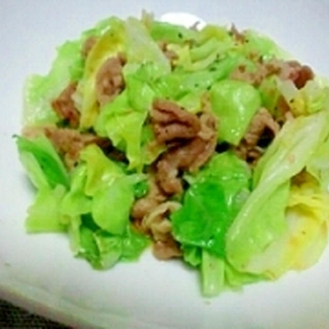 塩麹豚キャベ