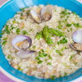 Risotto con asparagi e vongole ✿ アスパラガス&あさりの春リゾット