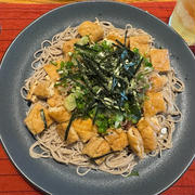 【男子ごはんの刻み揚げと薬味のあんかけそば】