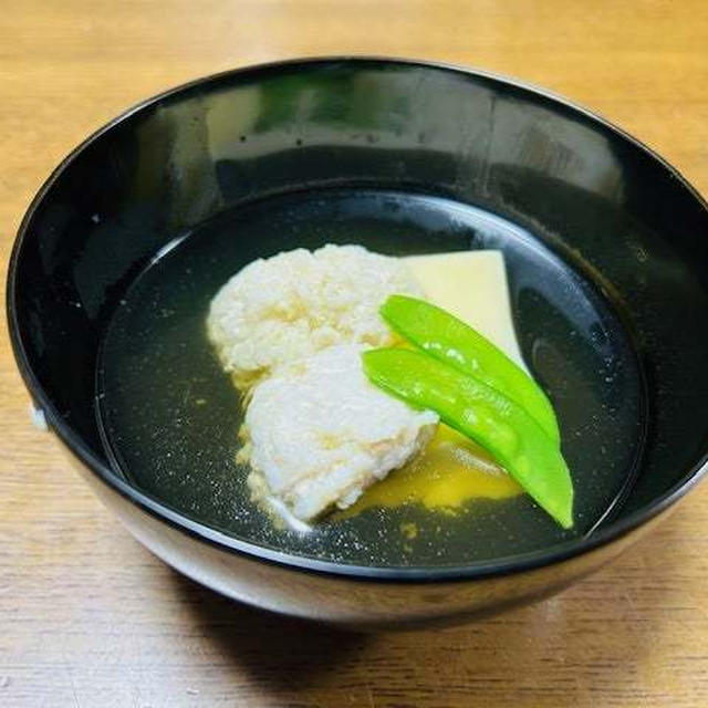 卵豆腐と鱧のお吸い物