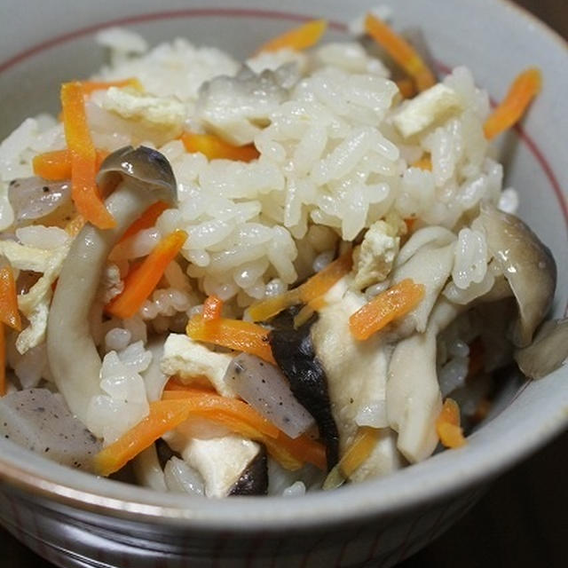 きのこの炊き込みご飯