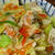 刻みぎょうざとたっぷり野菜のうどんのシアワセ。