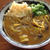 朝ごはんに「きのこカレーうどん」