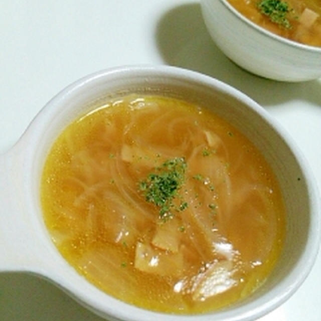 パパっと簡単 オニオンスープ♪
