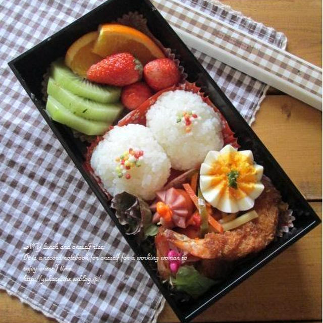3.27　特売・海老フライのお弁当