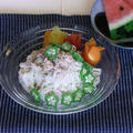 お昼のツナマヨ／七夕素麺
