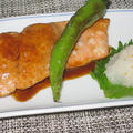 秋鮭のバタぽん焼き