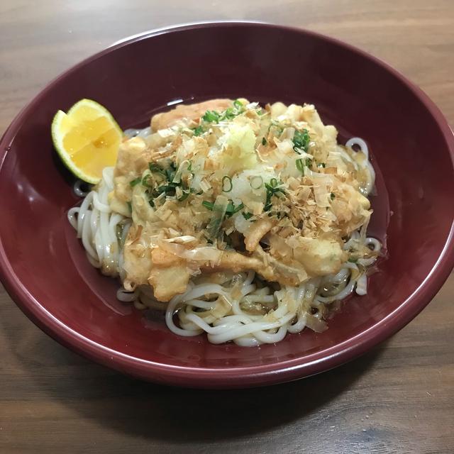 かき揚げぶっかけ麺