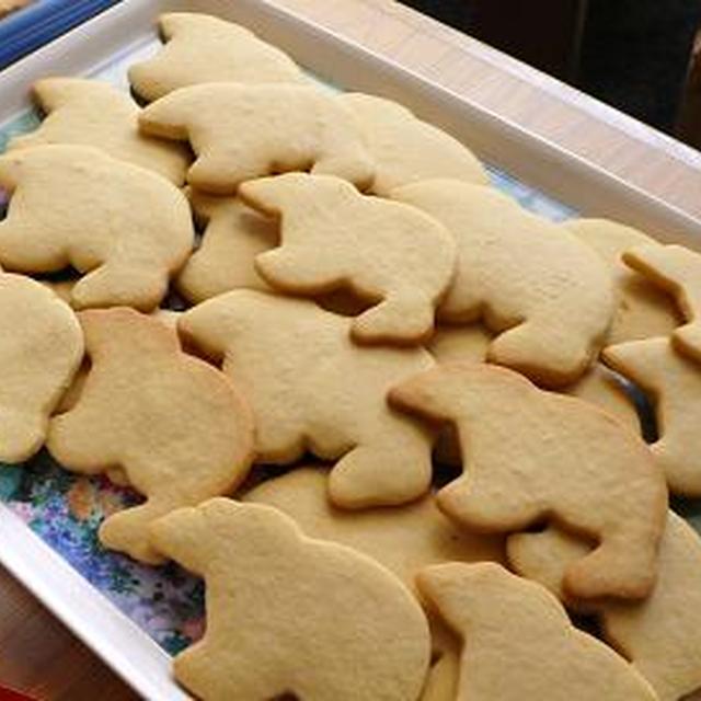 クマ３６頭の型抜きクッキー　Sugar Cookies