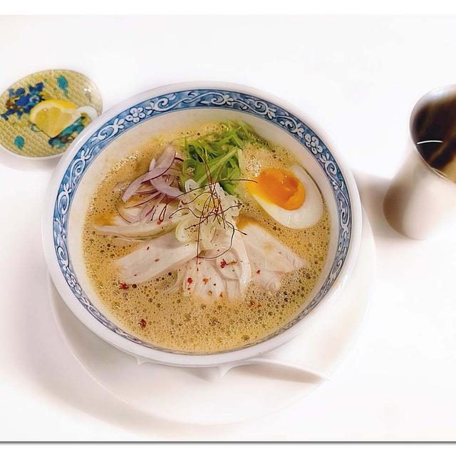 濃厚泡スープ「鶏白湯そば 江むら」春日部・谷塚駅