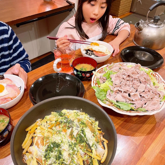 散財したので節約ご飯です！！②