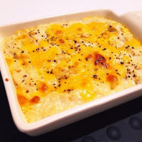 マ•マー早ゆでパスタでオーブントースターで焼くだけ！の豆腐マカロニグラタン