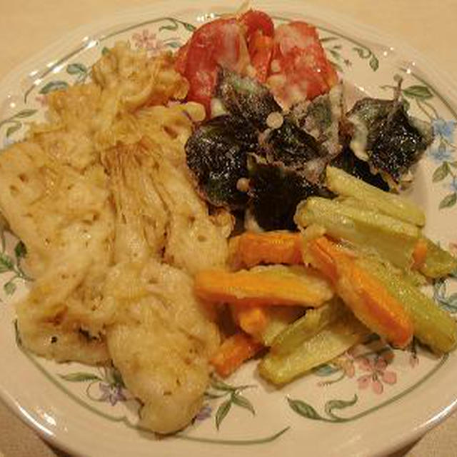 えのきと野菜の天ぷら By Catherinesさん レシピブログ 料理ブログのレシピ満載