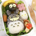 トトロキャラ弁の簡単な作り方 Totoro Bento【Kyaraben】