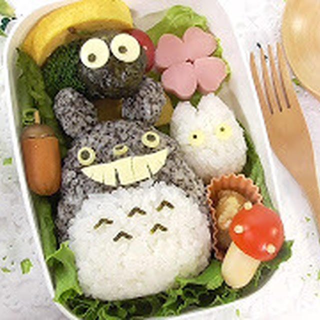 トトロキャラ弁の簡単な作り方 Totoro Bento Kyaraben By Cutedreamさん レシピブログ 料理ブログのレシピ満載