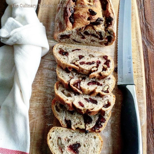 Cinnamon Walnut Cranberry Breadシナモンクランベリー胡桃ブレッド