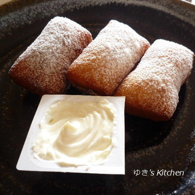 ホットケーキミックスでベニエ
