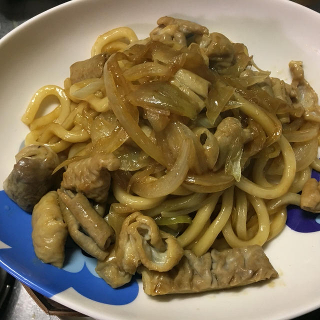 もついり焼きうどん と ｢あずき｣の成長