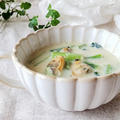 【くすみ肌の処方箋】『あさりと小松菜の豆乳味噌スープ』美肌レシピ