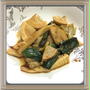 たけのこと葉玉ねぎの甘辛炒め（レシピ付）