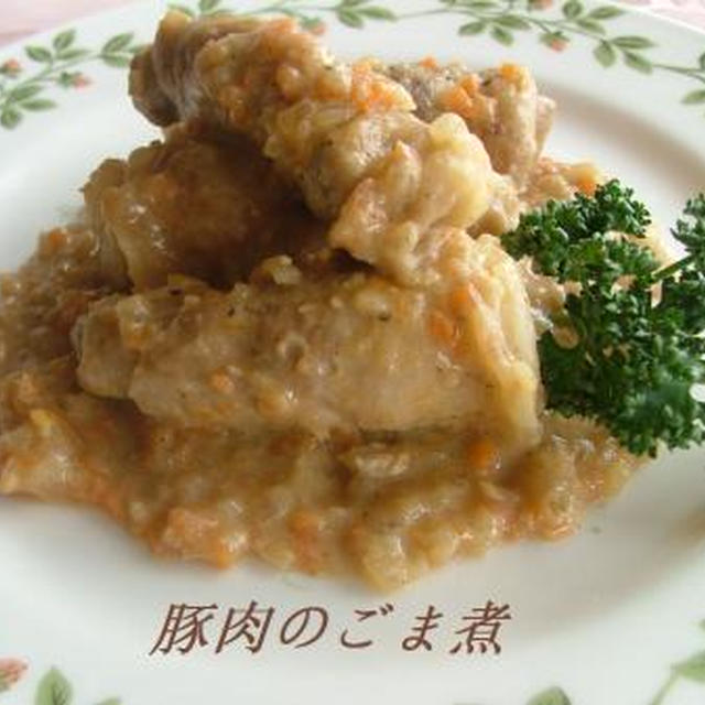 豚肉のゴマ煮とガリンコ号