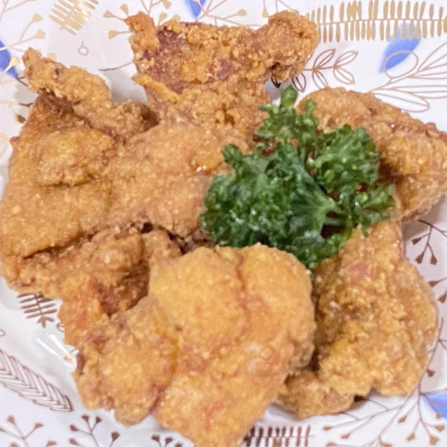【レシピ　鶏のカレー風味から揚げ】金運強化！