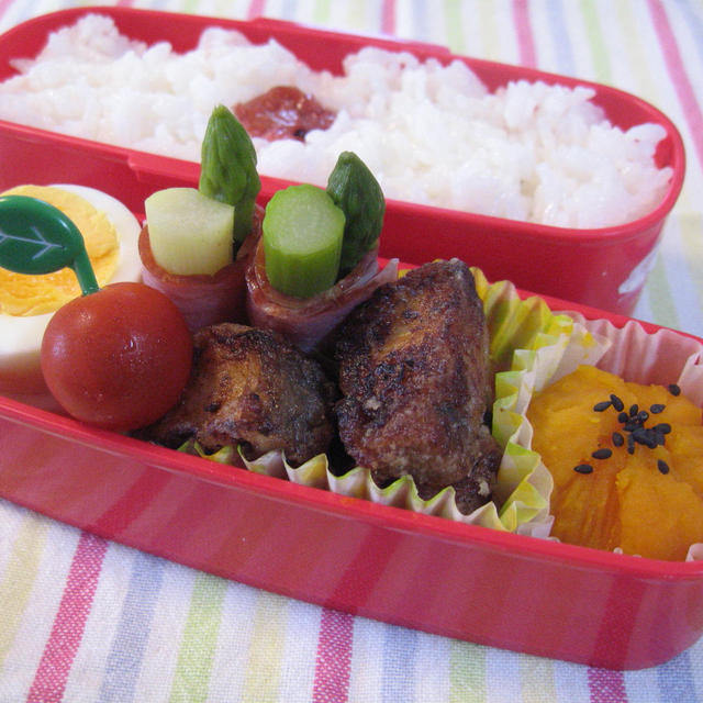 ハマチの竜田揚げのお弁当