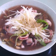 「ネギ塩魚介ラーメン」ネギが250gも入った糖質オフのランチ