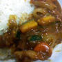 今夜はカボチャカレー