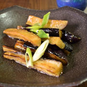 甘辛い味が絶品！茄子の味噌バター炒め