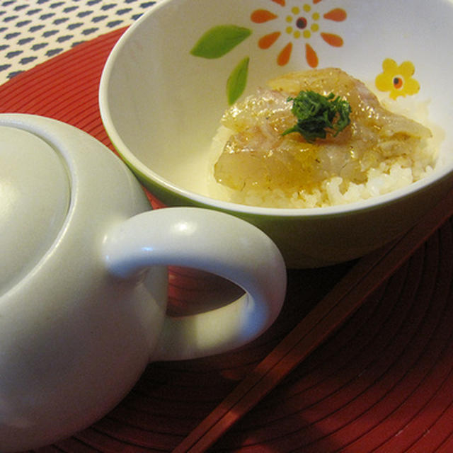 白胡麻だし鯛茶漬け～お初ちゃんの鯛茶漬けアレンジメニュー