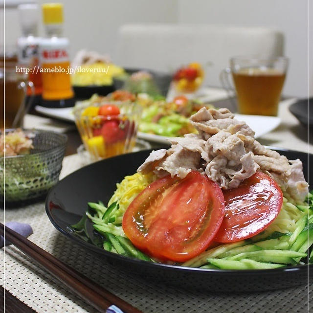 好きなこと。～手抜き冷やし中華な晩ごはん～