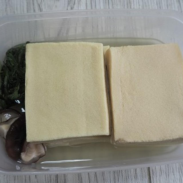 おすすめの高野豆腐を作り置きに入れてみた