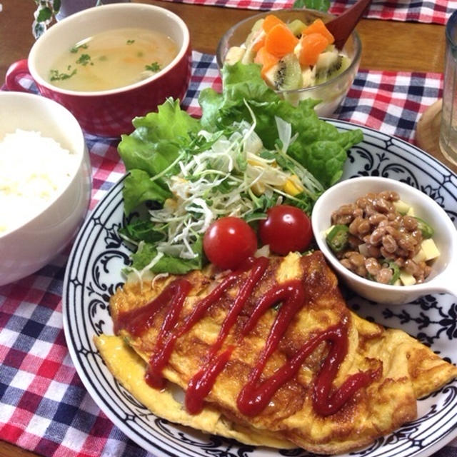 試合当日朝ごはん