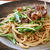 牛肉と水菜のパスタ