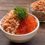 【簡単！！】【秋のごちそうレシピ】手作り北海道産生秋鮭のフレークとたらこの親子丼