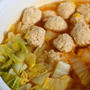 冬の簡単鍋レシピ【ふわふわ鶏団子と白菜の味噌鍋】