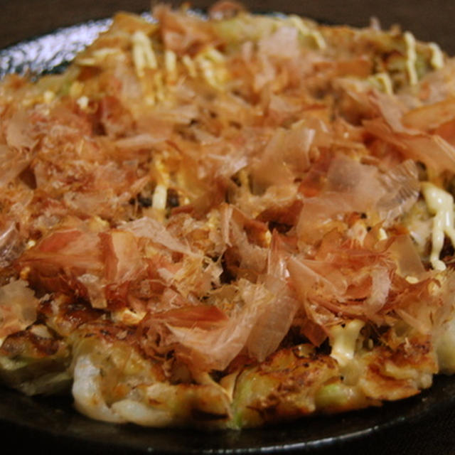 長いもと米粉のふわふわお好み焼き