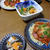 茄子ときのこのトマトパスタ＆オイルサーディンと香草のサラダ