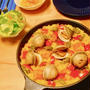 ＊オジサンをねぎらう会＆ホンビノス貝のパエリア。 ＊今夜の晩ごはん、豚ナスの生姜焼き♪ ＊猛暑の母への影響。