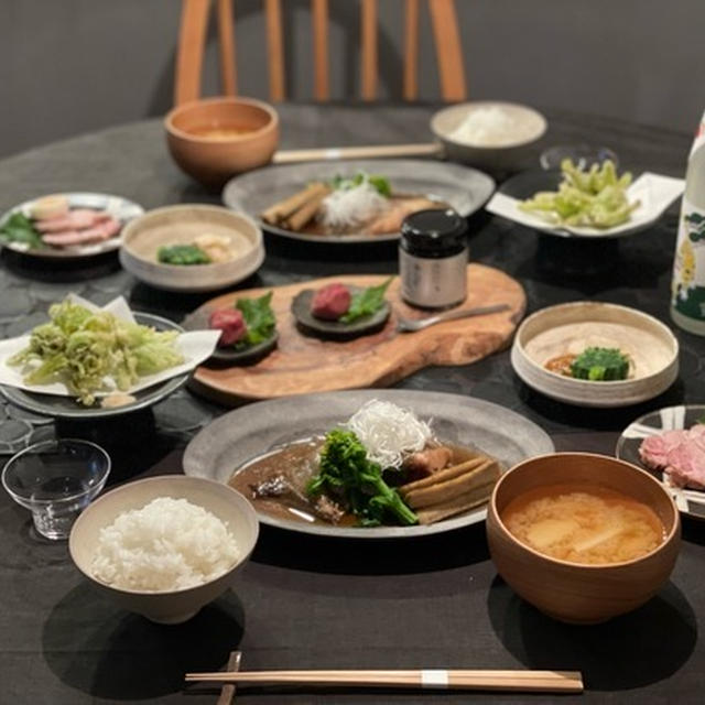 カレイの煮付け定食の夜ごはん