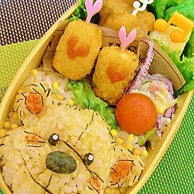 スージーズーのお弁当♪&次男作つゆだくナポリタン♪