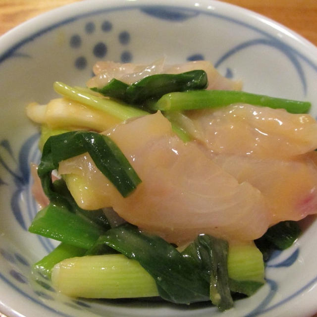 旨魚料理 イシダイと九条ネギのぬた By まるかつさん レシピブログ 料理ブログのレシピ満載
