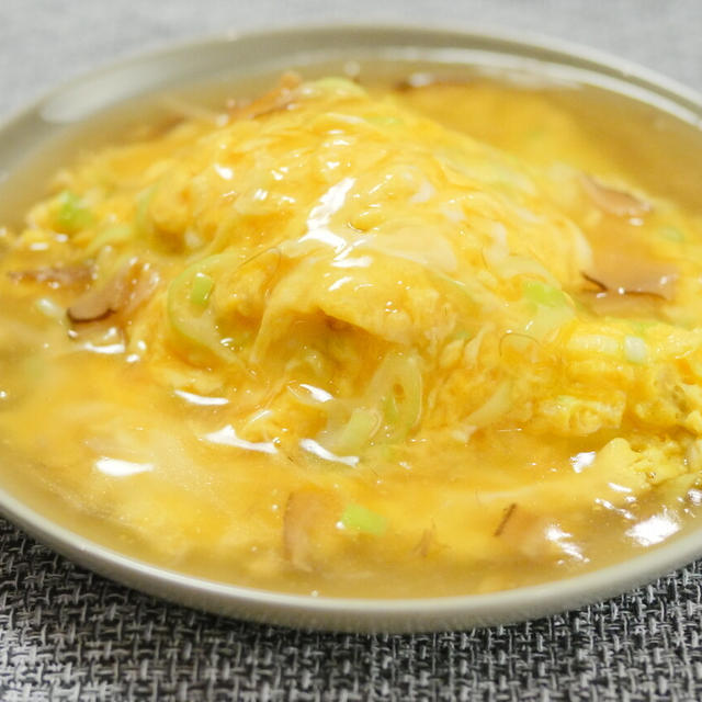 【レシピ｜レビュー】気仙沼産ふかひれスープの素で、天津飯を作る。スープと玉子焼きの相性ばっちり