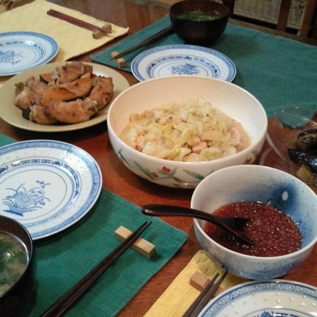 昨日の晩御飯