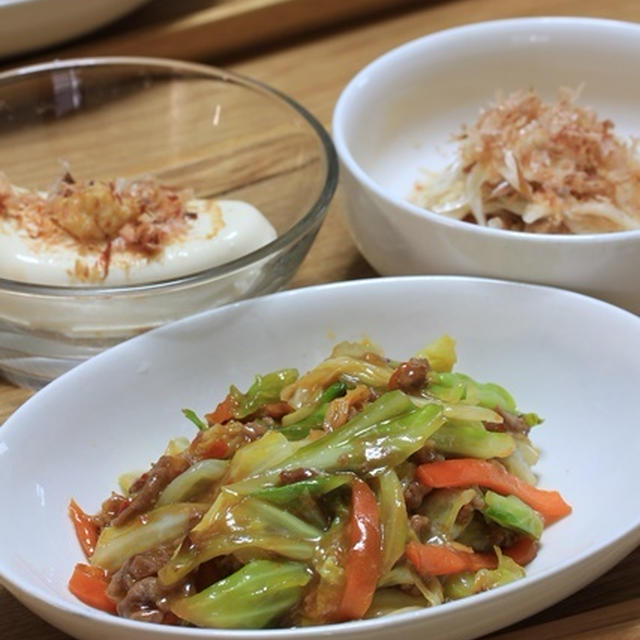 使い切りたい気持ちで“肉みそキャベツ”☆昇給！家事力と仕事力 