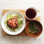 5月28日の朝ごはん。調理時間15分。納豆丼！